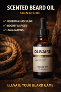 Olivaire Signature Beard Growth Oil Scented
